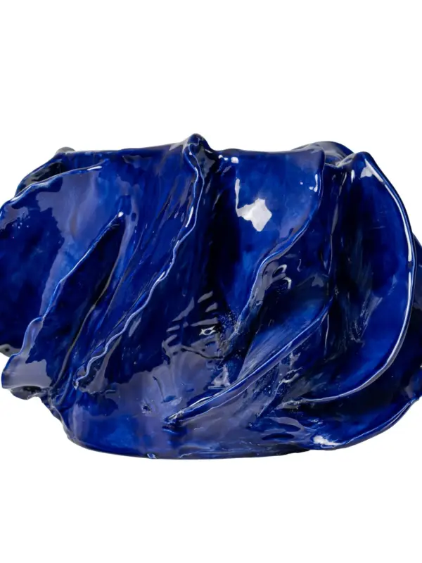 Blue Ceramic Vase