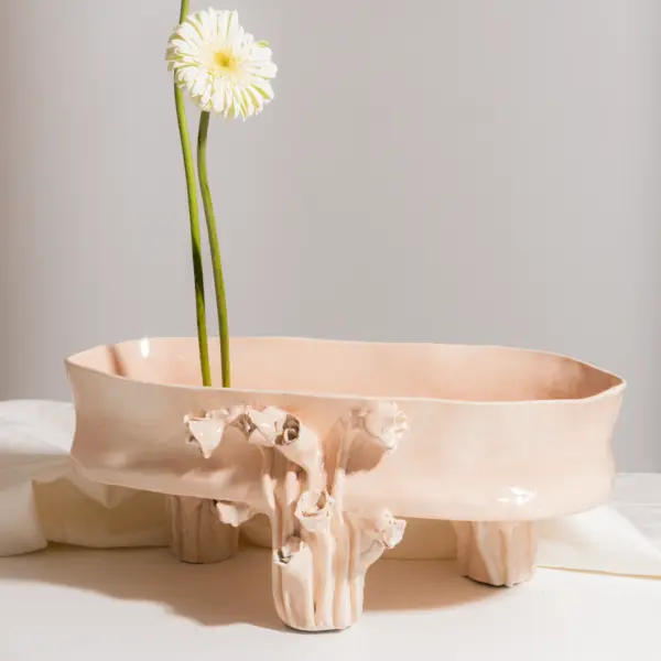 Floral Vase Plate