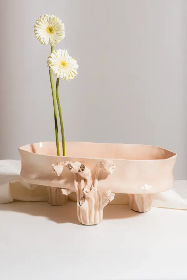 Floral Vase Plate