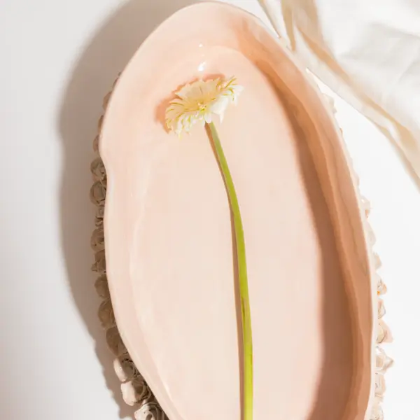 Floral Edge Serving Plate