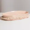 Floral Edge Serving Plate