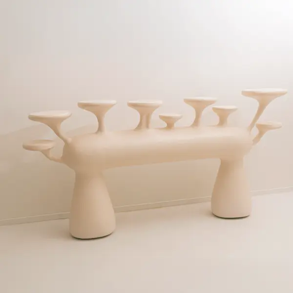 Mushroom Sprout Resin Sculpture