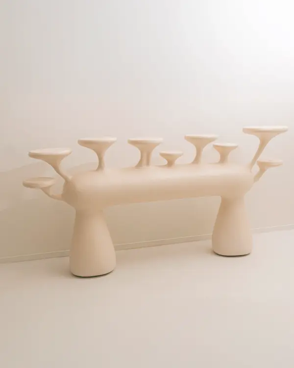 Mushroom Sprout Resin Sculpture