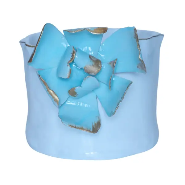 Gold Floral Bowl