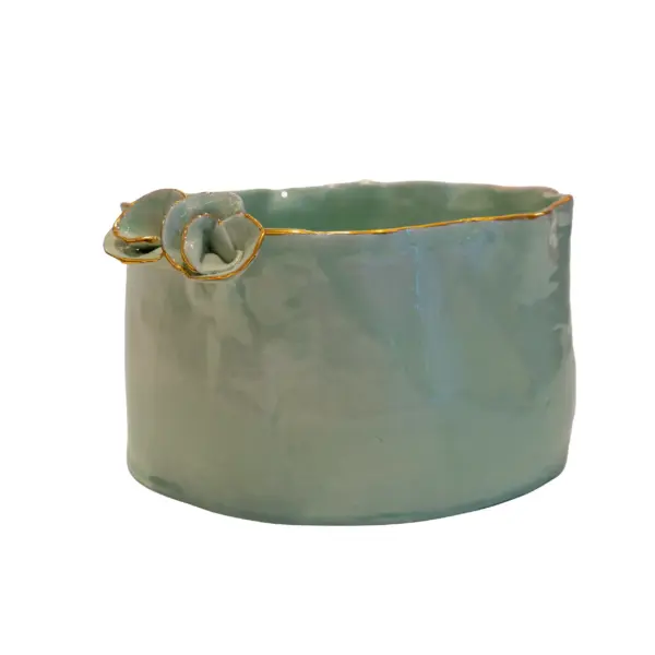 Mint Floral Bowl